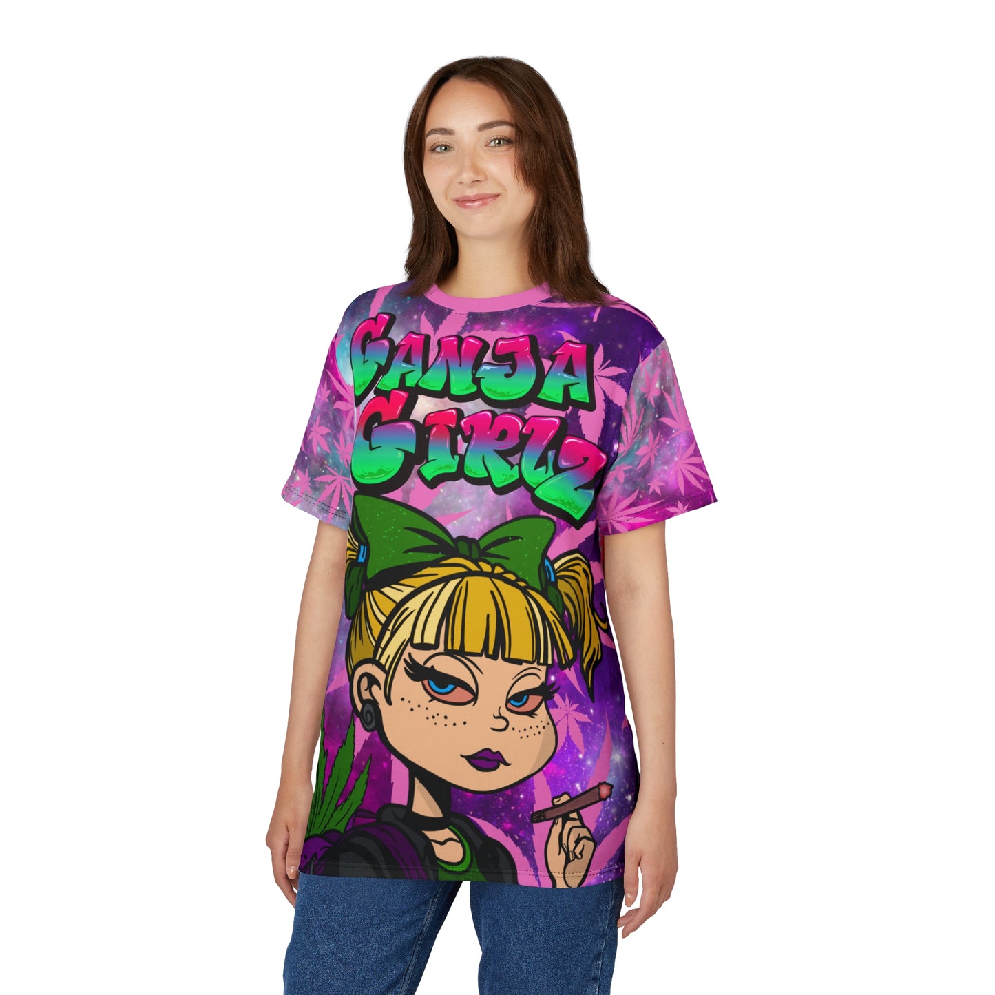 GanjaGirlz Unisex Tee - 420 Lovers Fancy Dress T-Shirt