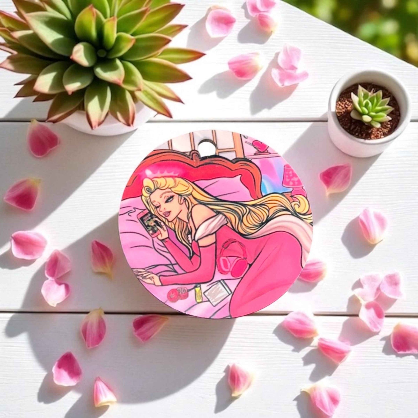 Stoned Beauty Keyring