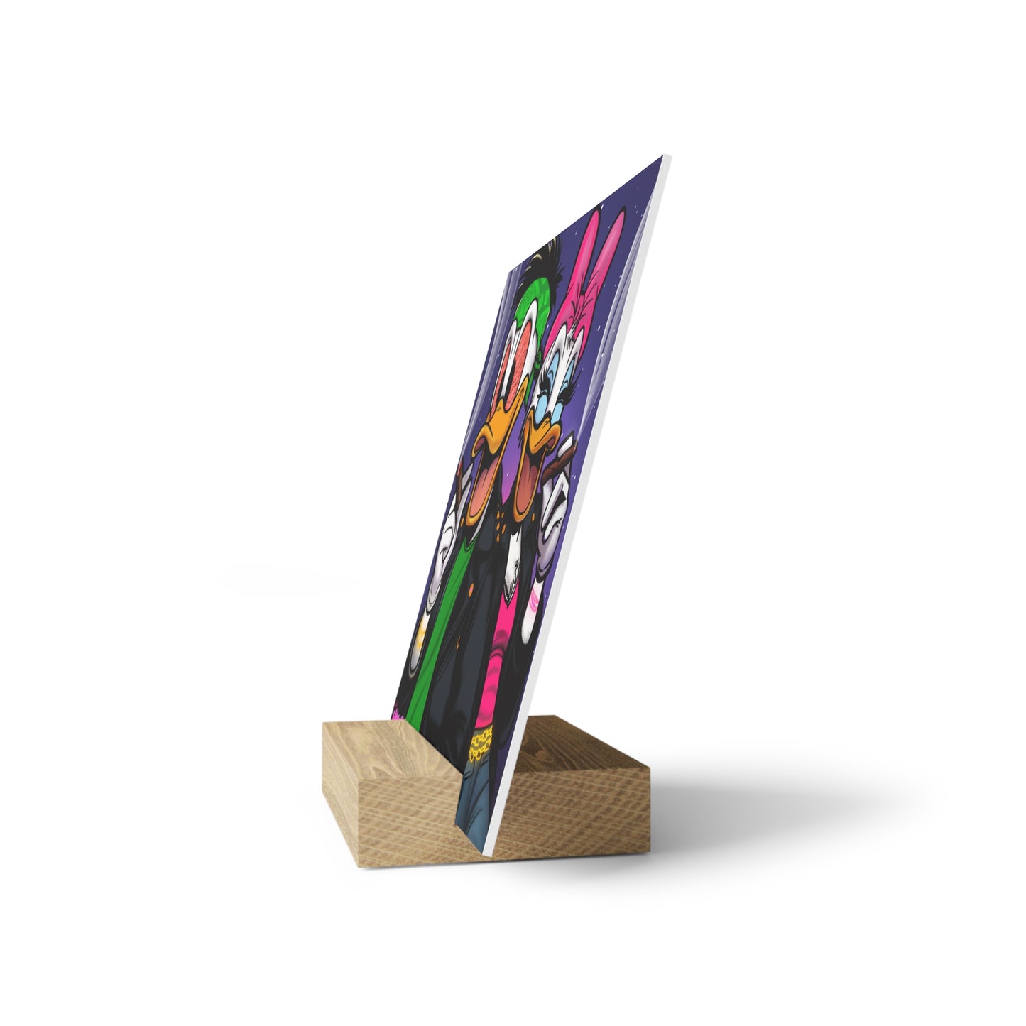 Ducks Gallery Board with StandThis gallery stand and board combo is the perfect decorating &amp; exhibition means. Each print comes with a hand-crafted, wooden display stand that is made in the UHome DecorPrintifyASKMOLSDucks Gallery Board