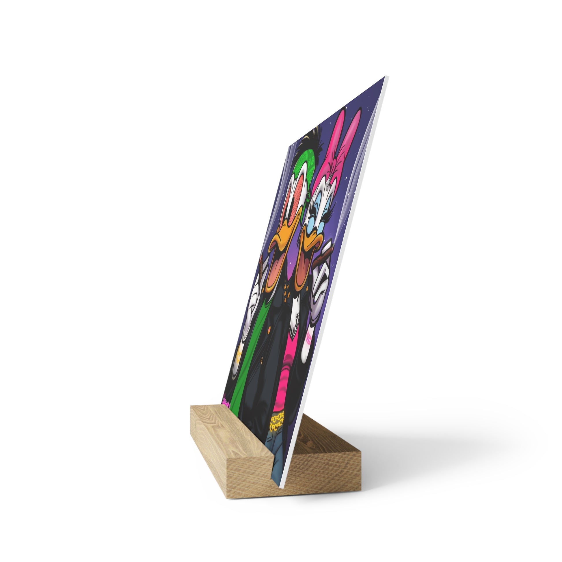 Ducks Gallery Board with StandThis gallery stand and board combo is the perfect decorating &amp; exhibition means. Each print comes with a hand-crafted, wooden display stand that is made in the UHome DecorPrintifyASKMOLSDucks Gallery Board