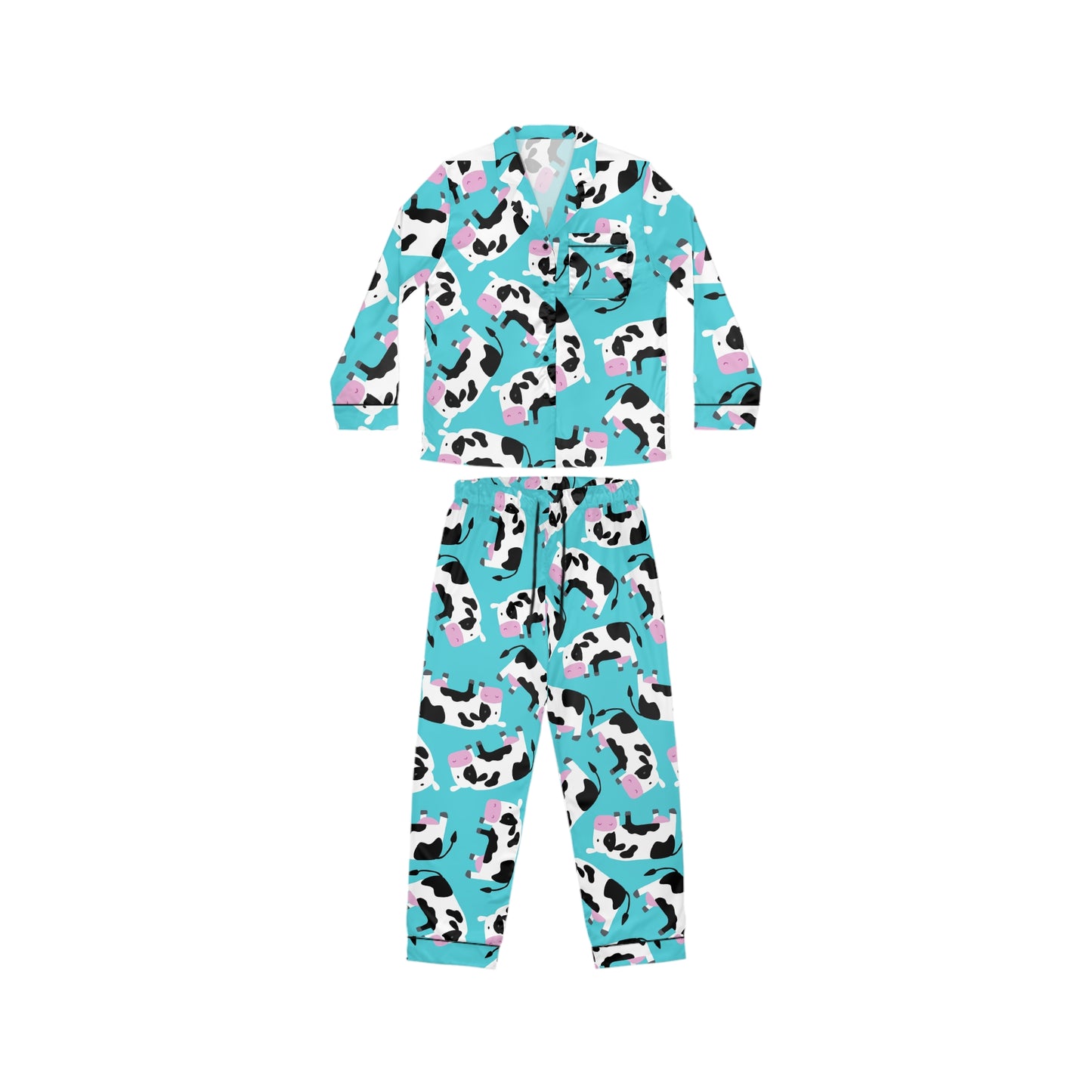 Cow print Women's Satin PJs