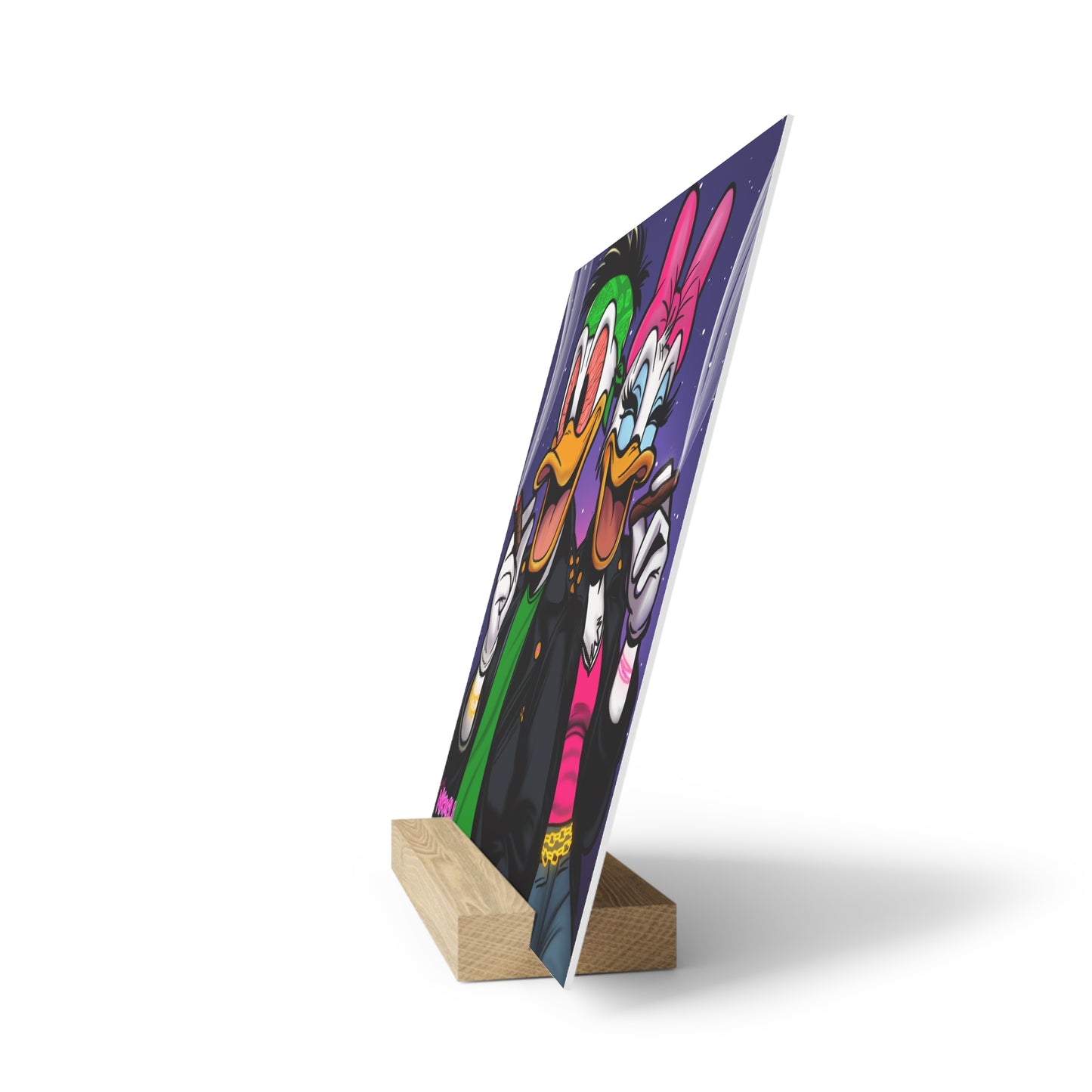 Ducks Gallery Board with StandThis gallery stand and board combo is the perfect decorating &amp; exhibition means. Each print comes with a hand-crafted, wooden display stand that is made in the UHome DecorPrintifyASKMOLSDucks Gallery Board