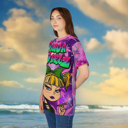 GanjaGirlz Unisex Tee - 420 Lovers Fancy Dress T-Shirt