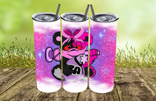 Skinny Tumbler 20 oz Za Bear