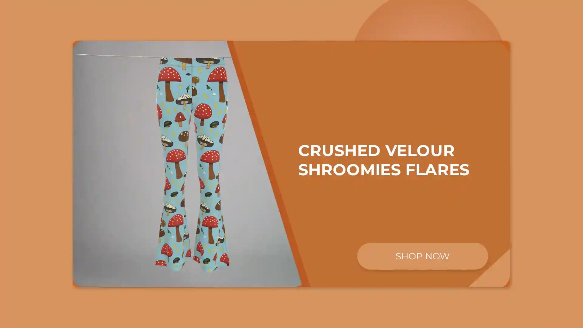 Crushed velour shroomies flares by@Outfy